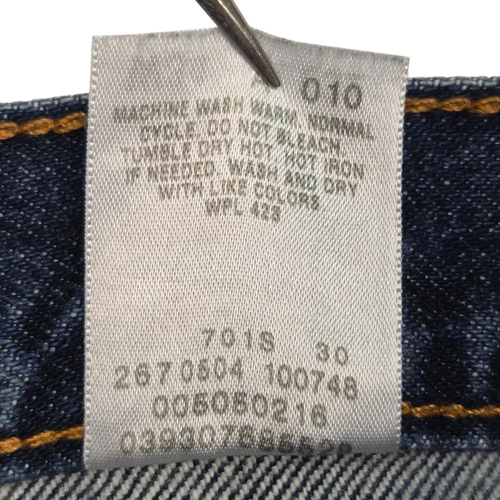 Vtg‎ Y2K Levi's 505 Sraight Leg Regular Jeans Mens 34x32 Fits 32×32 Distressed